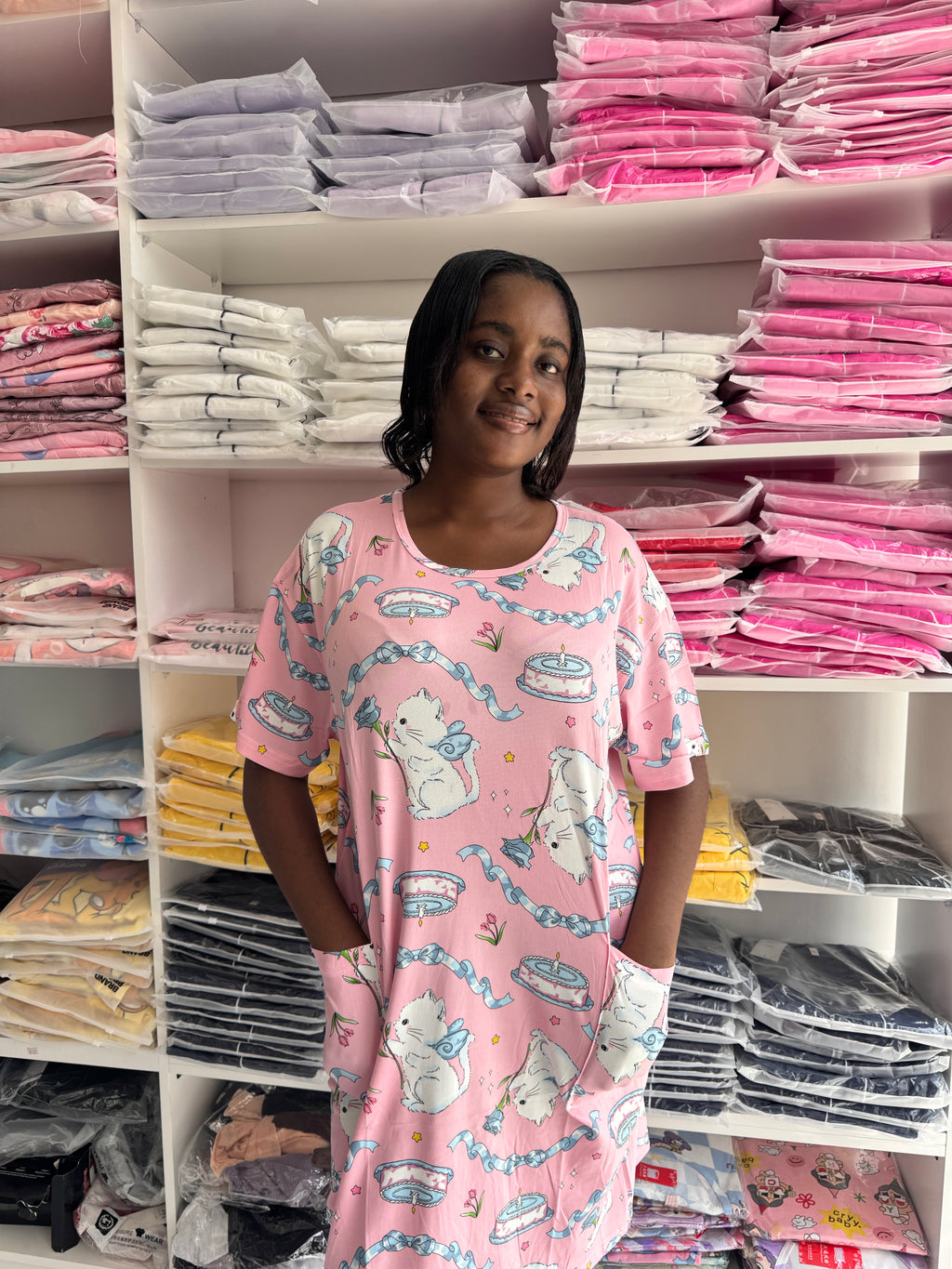 Nightdress with Pocket