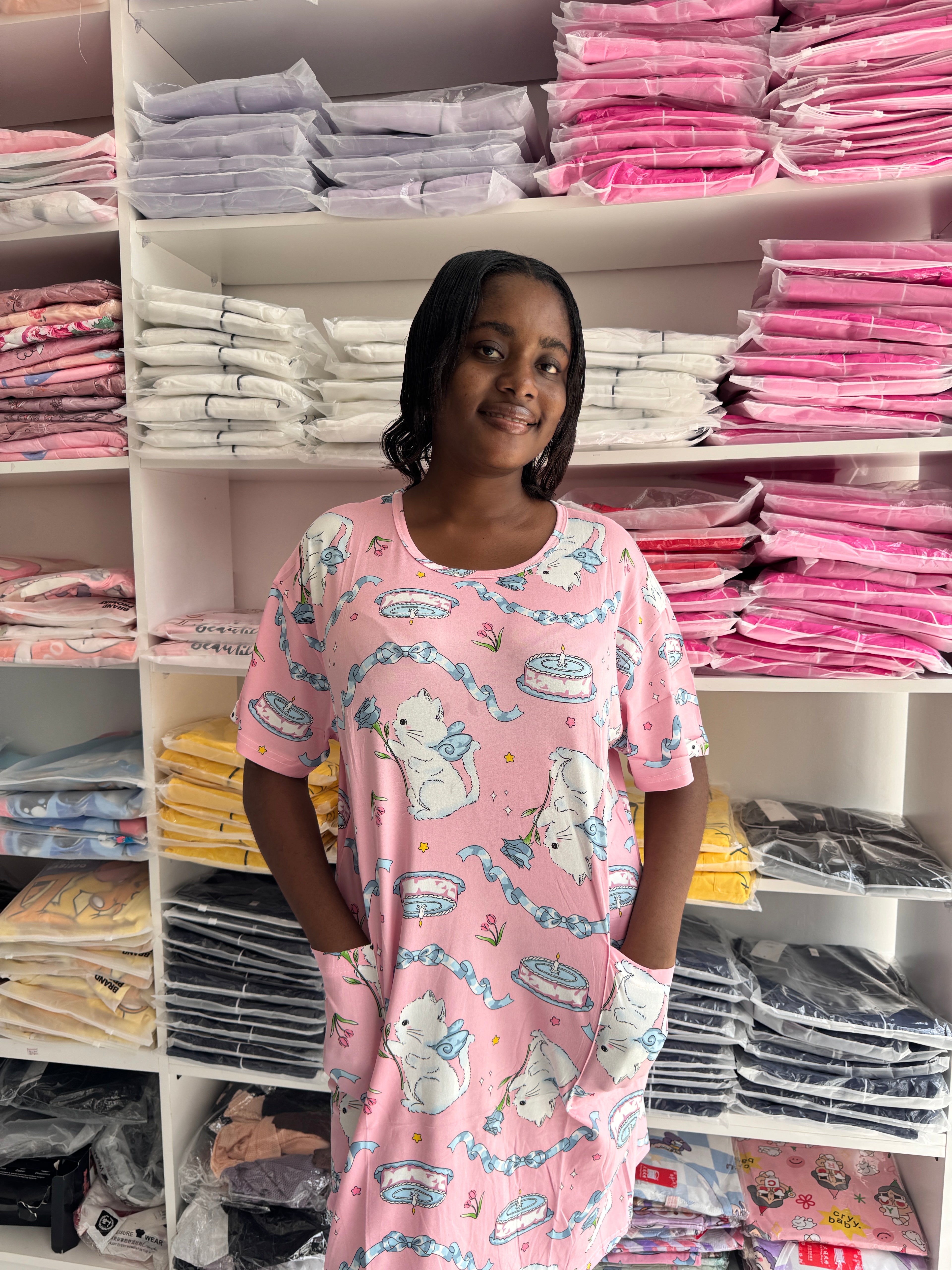 Nightdress with Pocket