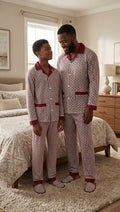 Men / Boys PJ Set with Slipper (Also Unisex)